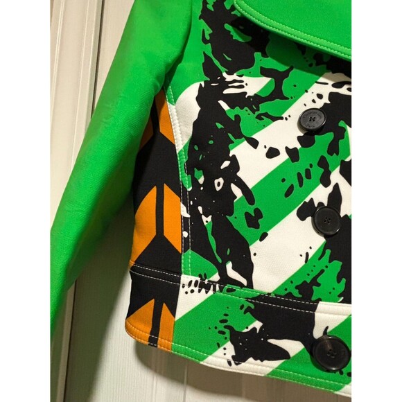 RUNWAY $5.5K NWT. Christian Dior Printed Biker Jacket Size FR 36 / US 4 - Picture 14 of 16